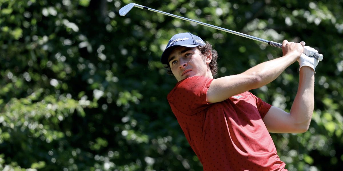 RAMSAU,AUSTRIA,21.JUL.24 - GOLF - Challenge Tour, EURAM Bank Open, GC Adamstal. Image shows Maximilian Steinlechner (AUT). Photo: GEPA pictures/ Hans Oberlaender