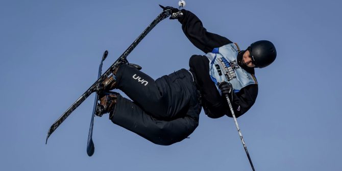 KLAGENFURT,AUSTRIA,04.JAN.25 - FREE SKI, FREESTYLE SKIING - FIS Big Air World Cup, qualification, men. Image shows Hannes Rudigier (AUT). Photo: GEPA pictures/ Matthias Trinkl