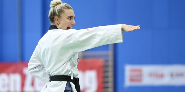 GRAZ,AUSTRIA,11.JUN.23 - VARIOUS SPORTS, TAEKWONDO - Sport Austria Finals, Poomsae, ladies, men. Image shows Anna Schneeberger (AUT). Photo: GEPA pictures/ Armin Rauthner